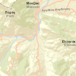Mavrommáti Street Map