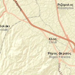 Rizómylos Street Map