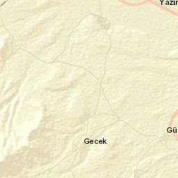 Günyüzü İlçesi Street Map