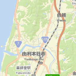 Yurihonjō Street Map