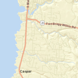 Noyo California Street Map