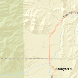 Stonyford California Street Map