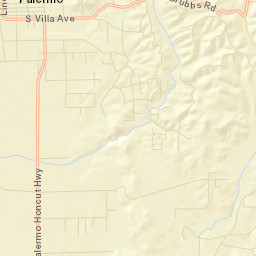 Palermo California Street Map