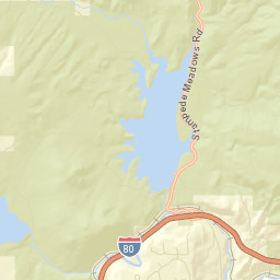 Hirschdale California Street Map