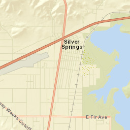 Silver Springs Street Map