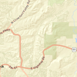 Castlewood North Colorado Street Map