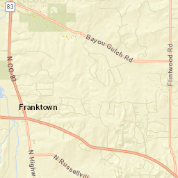 10180 Bayou Gulch Road, Parker, CO Street Map