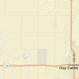 Clay Center Street Map