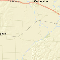 Keytesville Street Map