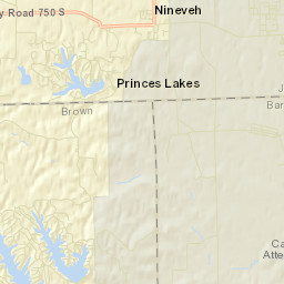 County Road 775 South, Trafalgar, IN 46181 Street Map