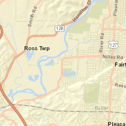 Symmes Corner Ohio Street Map