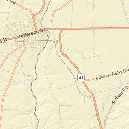 Thrifton Ohio Street Map