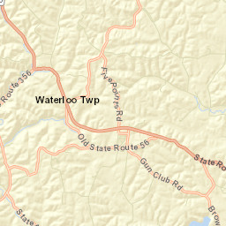 Mineral Ohio Street Map