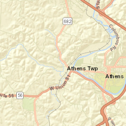 La Mar Heights Ohio Street Map