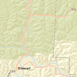 Stewart Ohio Street Map