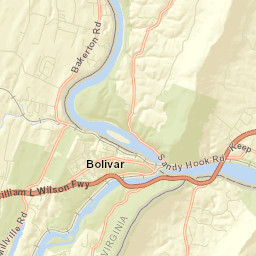 Bolivar Street Map