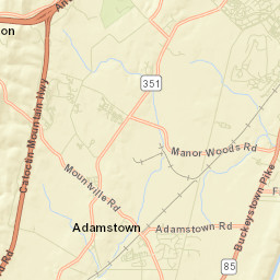 Buckeystown Street Map