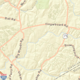 Green Valley Street Map