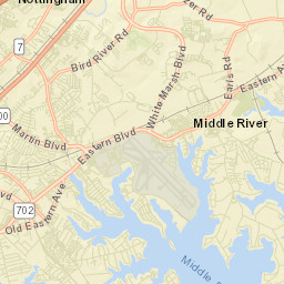 Bowleys Quarters Street Map