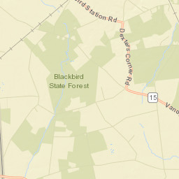 Vandyke Delaware Street Map