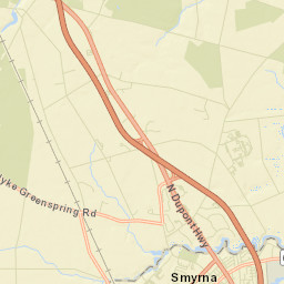 Smyrna Landing Delaware Street Map