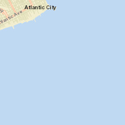 Atlantic City Street Map