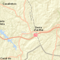Serra de El-Rei Street Map