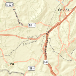 Óbidos Street Map
