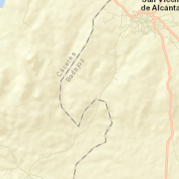 San Vicente de Alcántara Street Map