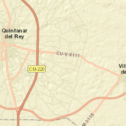 Quintanar del Rey Street Map