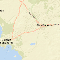 Colònia de Sant Jordi Street Map