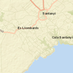 Santanyí Street Map