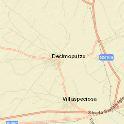 Decimoputzu Street Map