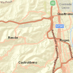 Rende Street Map