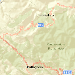 Pallagorio Street Map