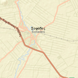 Sofádes Street Map