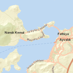 Ayvalık Street Map