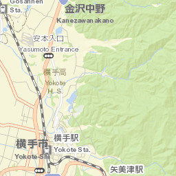 Yokote Street Map