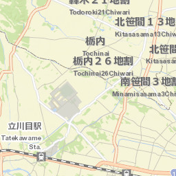 Kitakami-shi Street Map