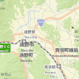 Tōno Street Map