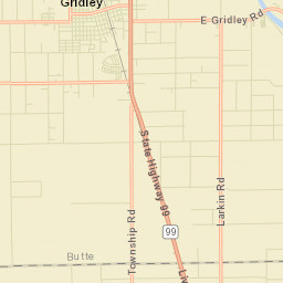 Fagan California Street Map