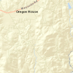 Oregon House California Street Map