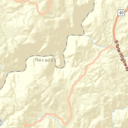 Sweetland California Street Map