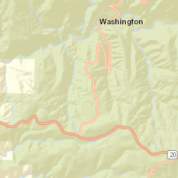 Washington California Street Map