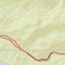 Rainbow California Street Map