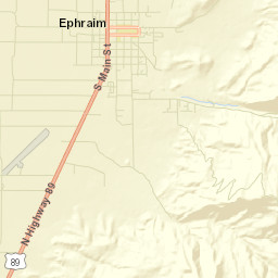 400-498 W 100 S Ephraim UT 84627 Street Map