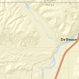 De Beque Colorado Street Map