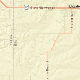110 South Elizabeth Street, Elizabeth, CO Street Map