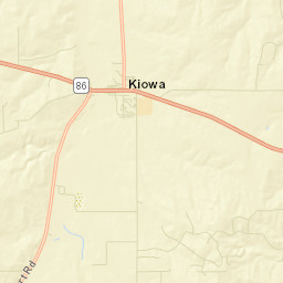 326 Comanche Street, Kiowa, CO 80117 Street Map