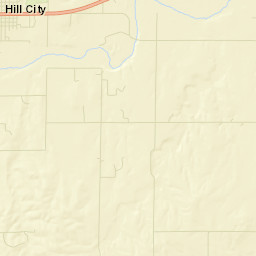Hill City Street Map
